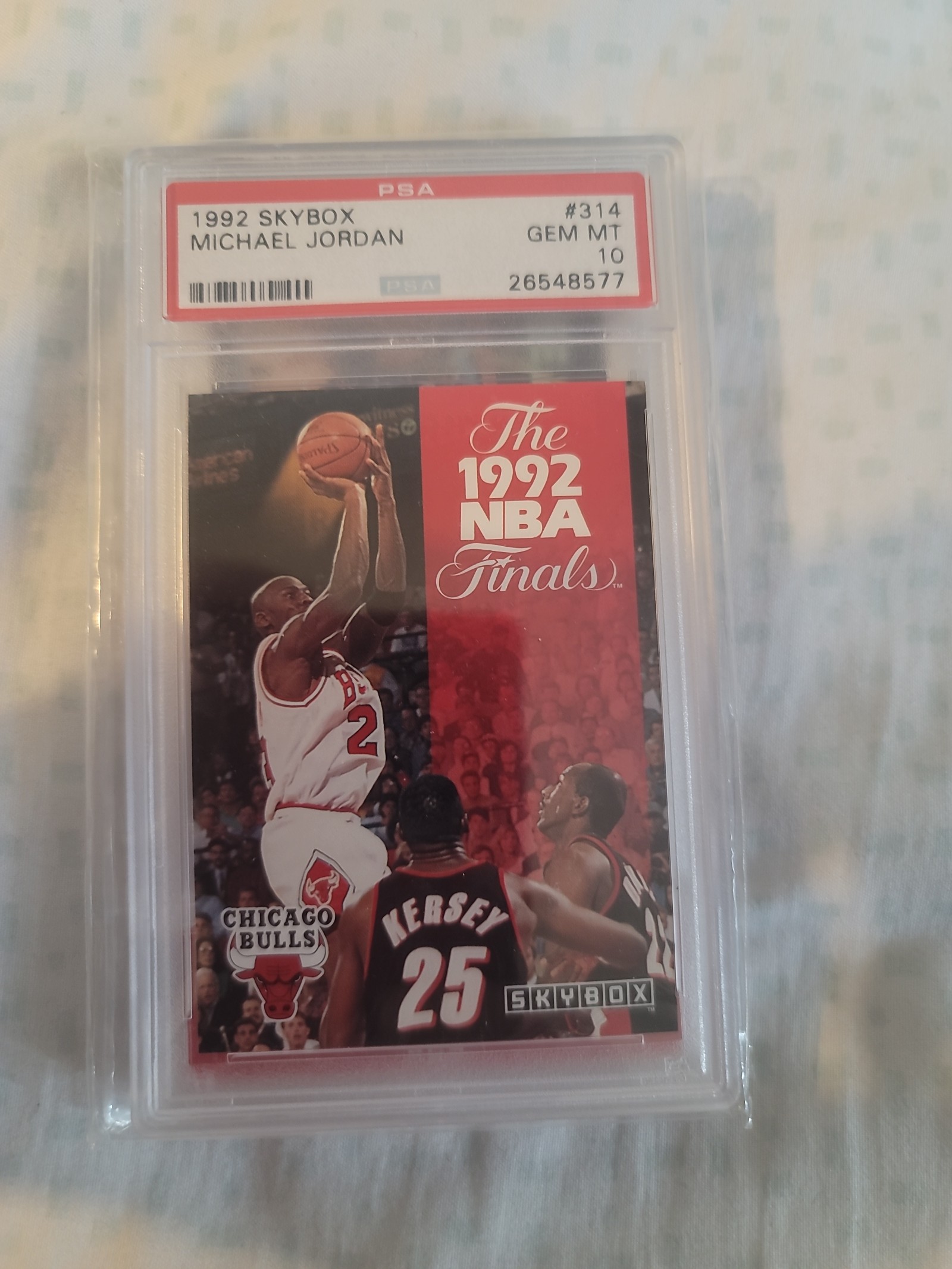 Michael Jordan 1992 Skybox psa 10
