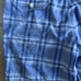 Robert Graham Blue Plaid Embroidered Ocean Waves Shorts Size 36