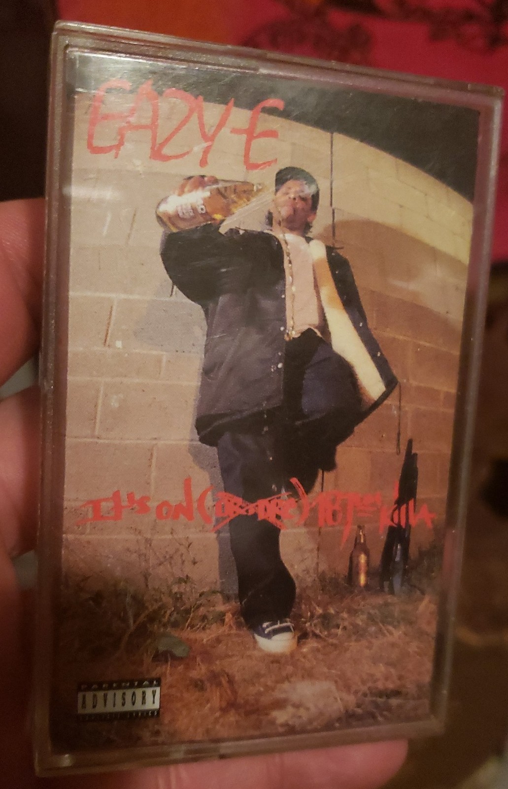 Easy E cassette tape it's on Dr Dre it's on 187 killa