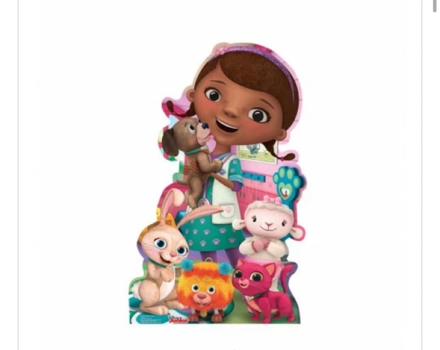 DOC MCSTUFFINS PET VET (DISNEY JUNIOR) CARDBOARD CUTOUT FREE SHIP