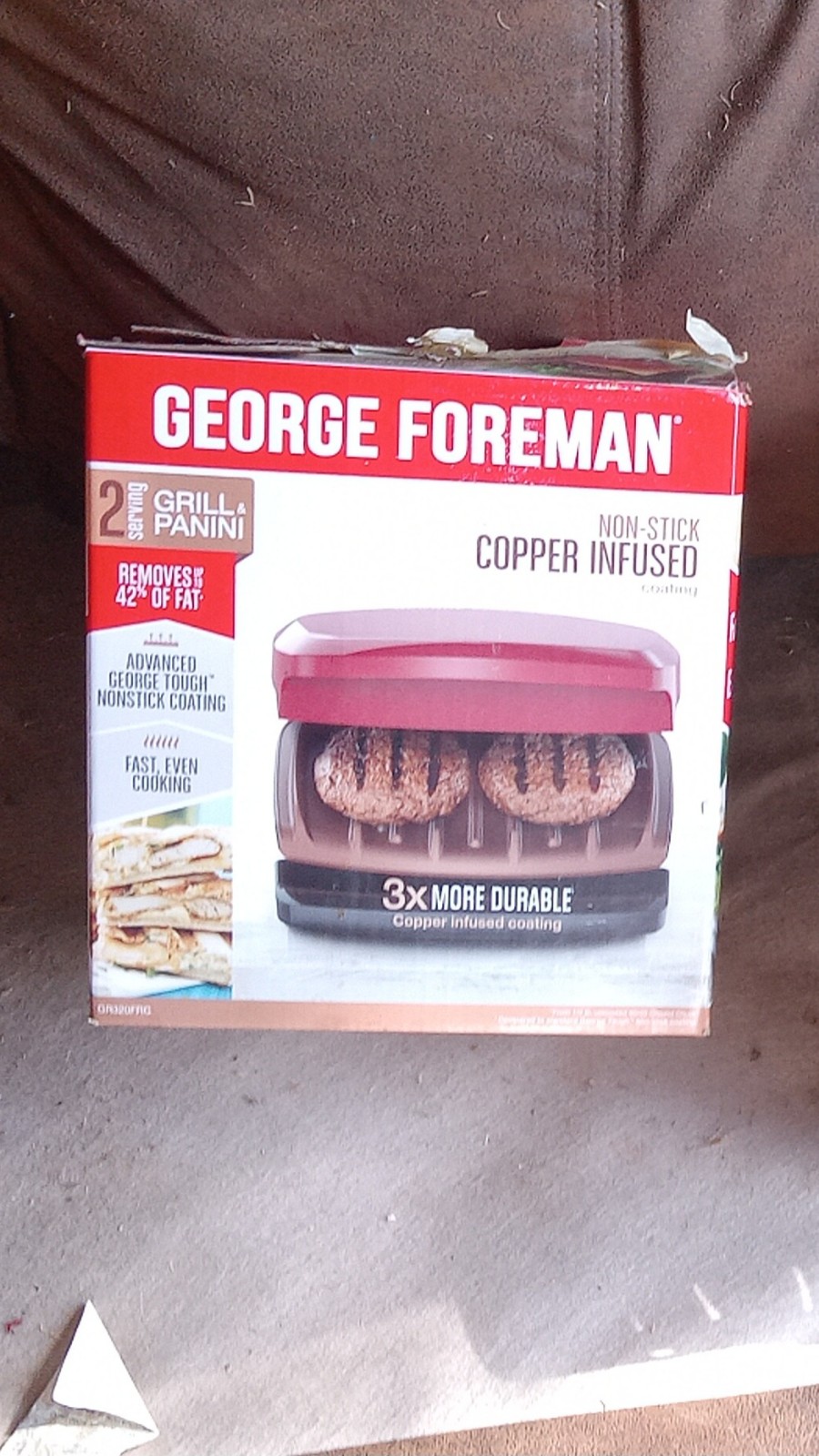 George Foreman 2 Serving Grill & Panini