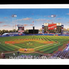 Shea Stadium Lithograph
