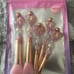 Rose Gold HeartBow Makeup Brush Set #M10