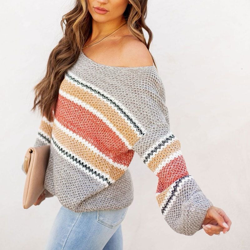 New BiBi Cassidy Off-the-Shoulder Multicolor Sweater Women’s Size Small 


Gorge