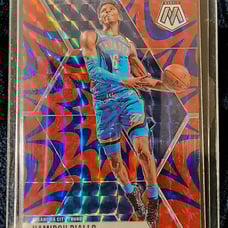 Hamidou diallo panini mosaic parallel refractor 2019 slam dunk champion panini