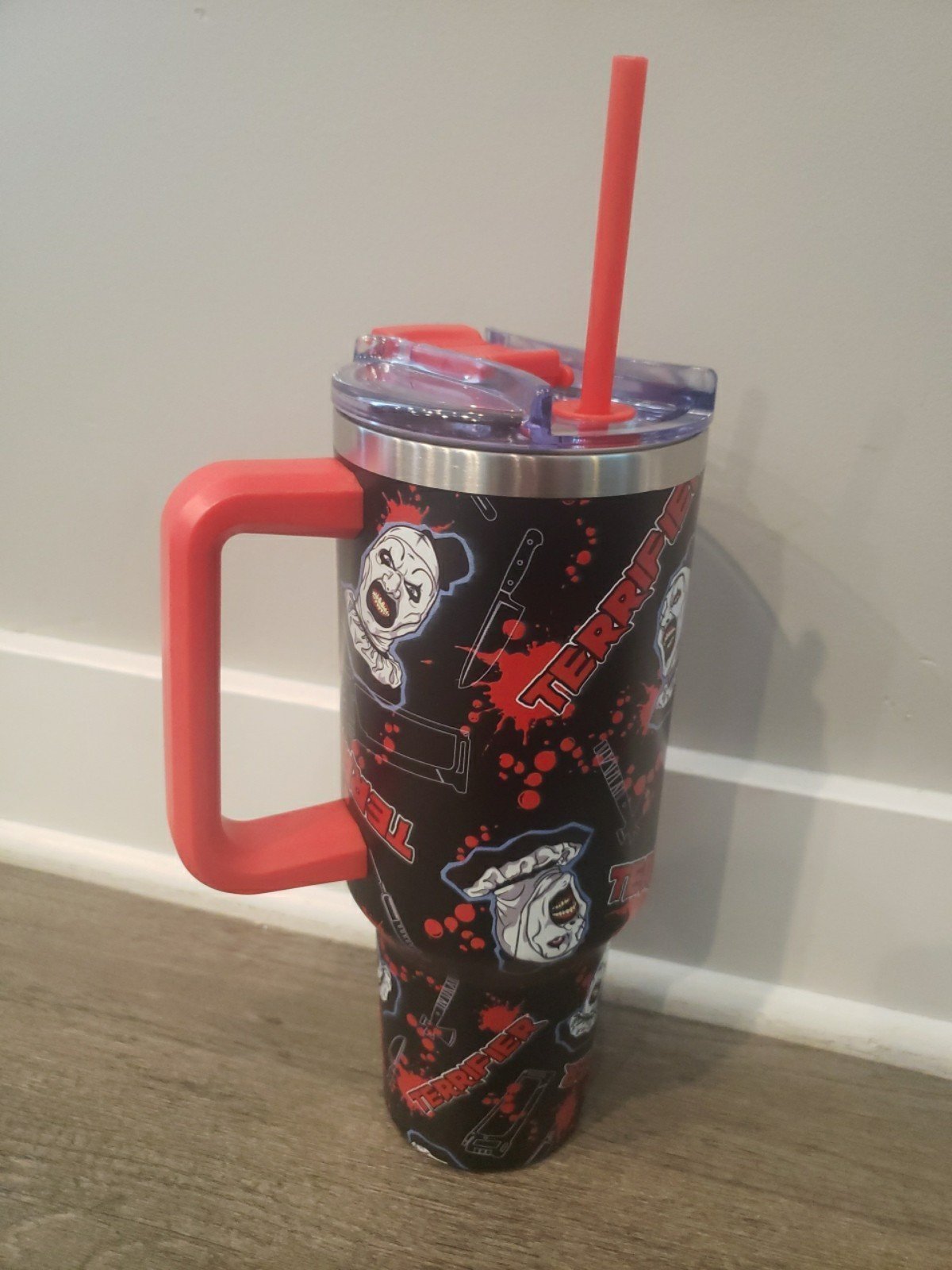 Terrifier Art the Clown 40oz Tumbler New