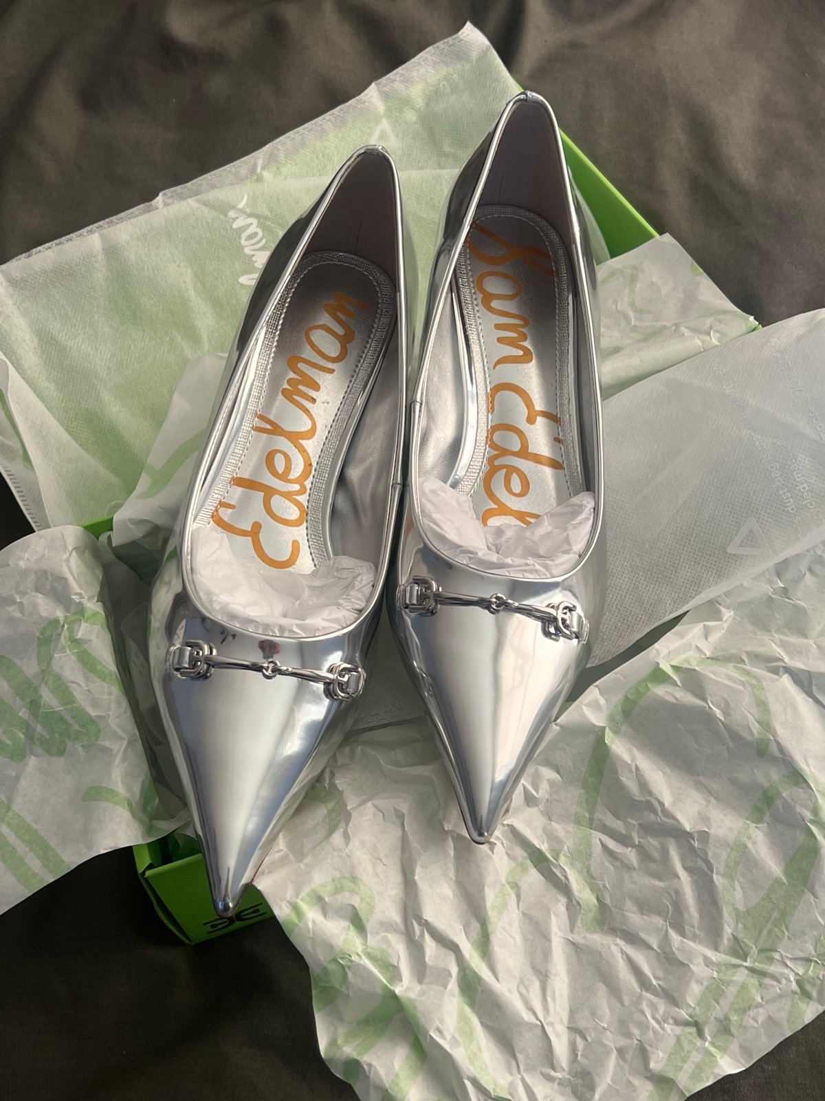 Sam Edelman - Kaya Pointed Toe Kitten Heel Pump (Size 8)