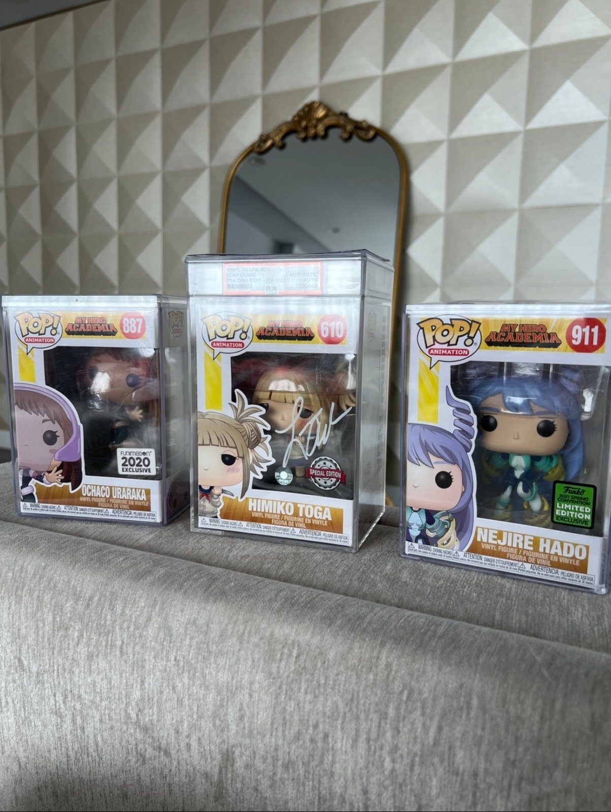 RARE SIGNED MHA MY HERO ACADEMIA FUNKO POPS