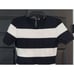 BCBGMAXAZRIA Lylah Dress Crewneck White Black Short Sleeve