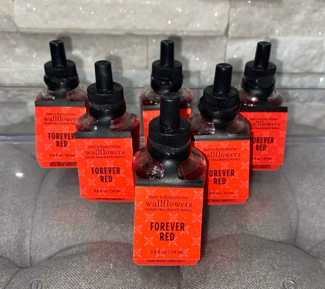 Bath & Body Works Forever Red Wallflower Refill X6 Bundle