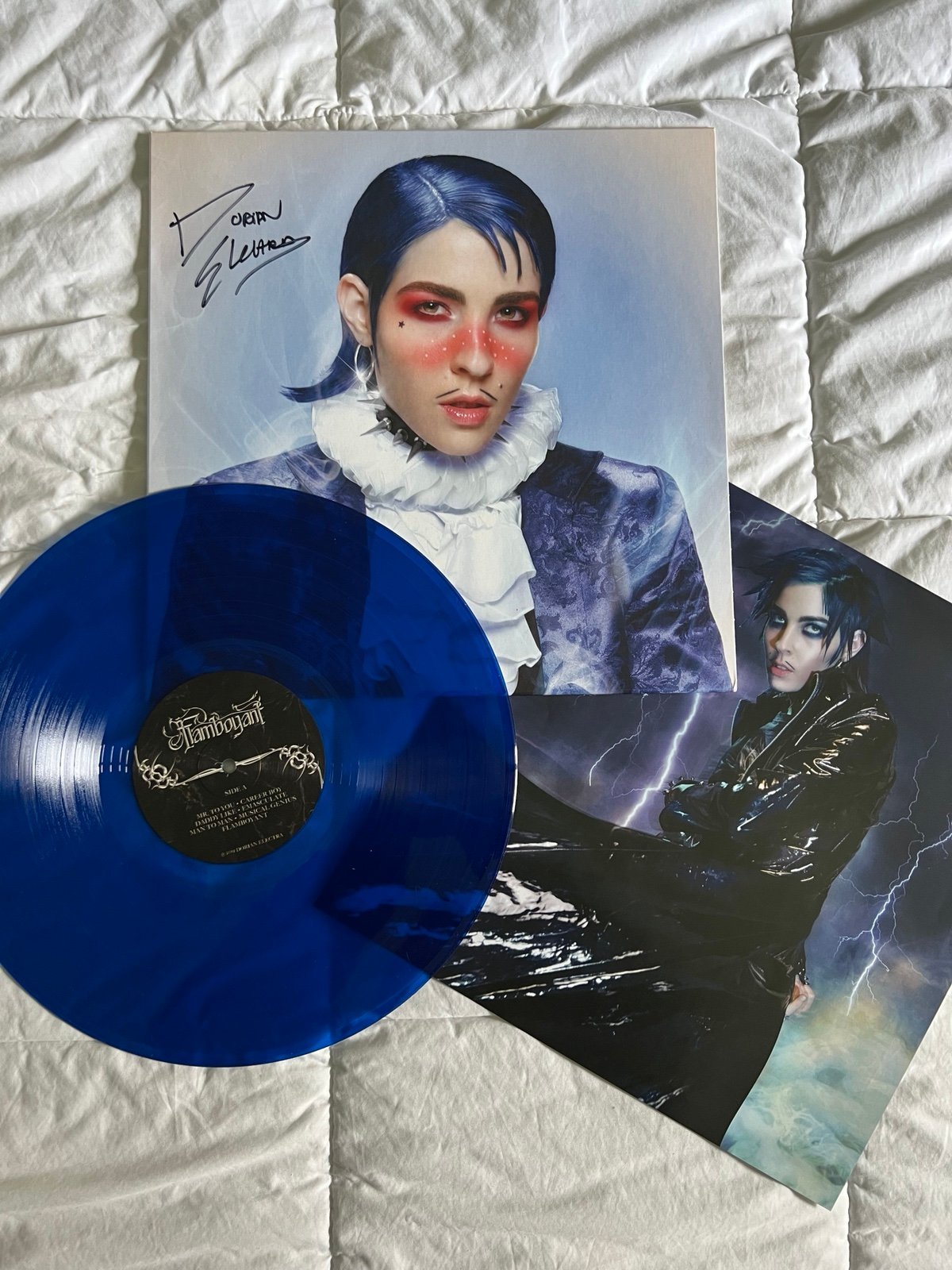 Dorian Electra Flamboyant Limited Edition Signed Blue Vinyl