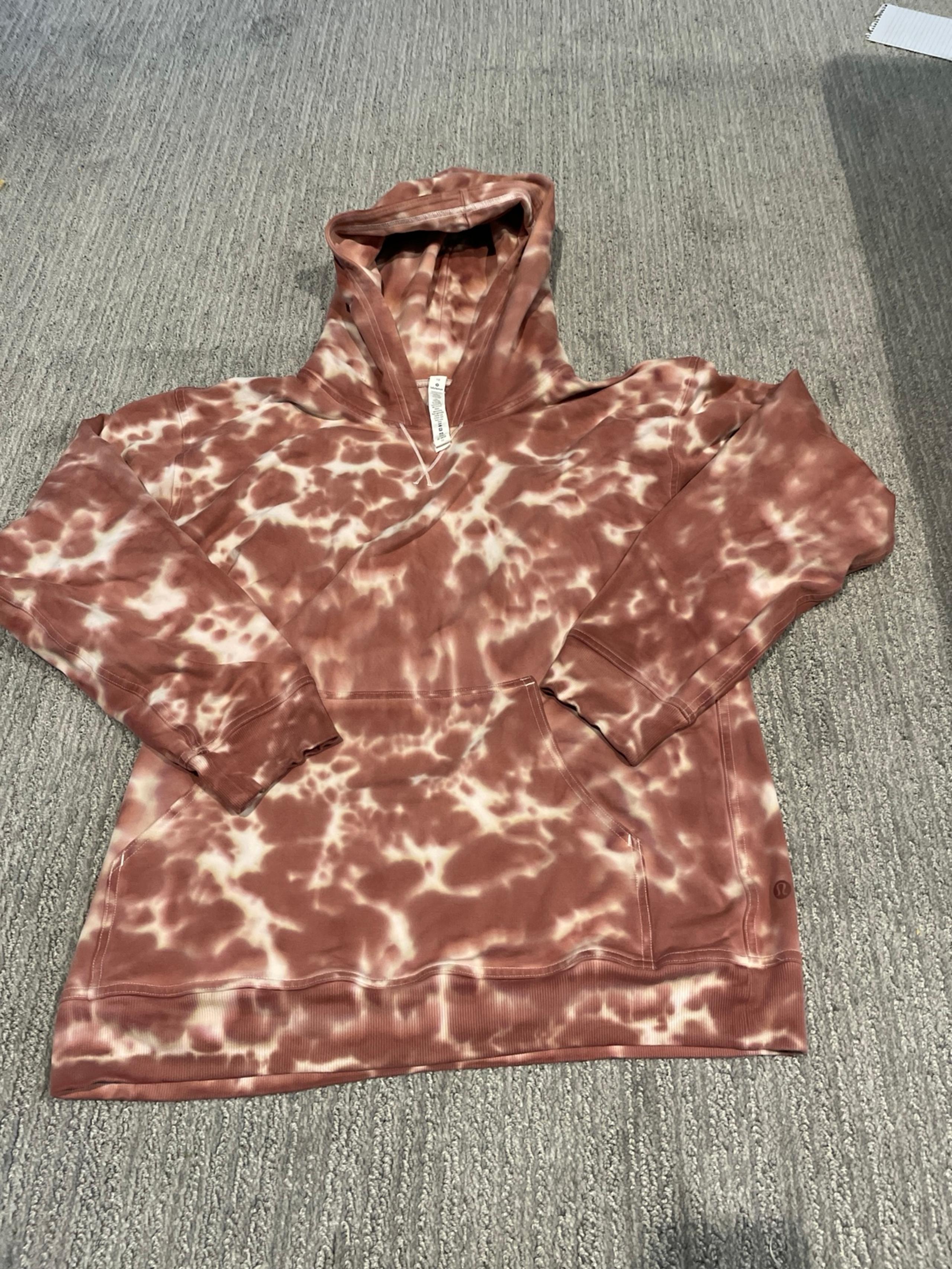 Lululemon All Yours Hoodie Sweatshirt Tie Dye 10