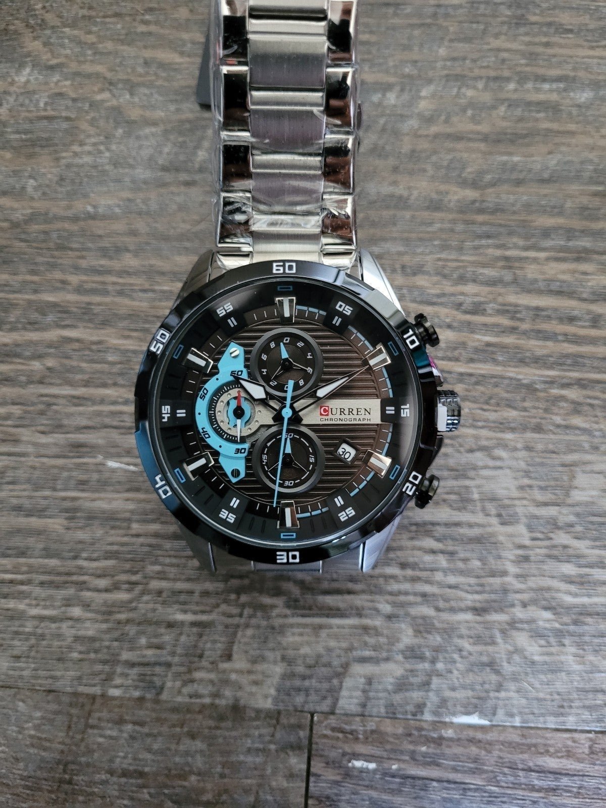 CURREN Stylish Chronograph Stainless Steel Watch for Men