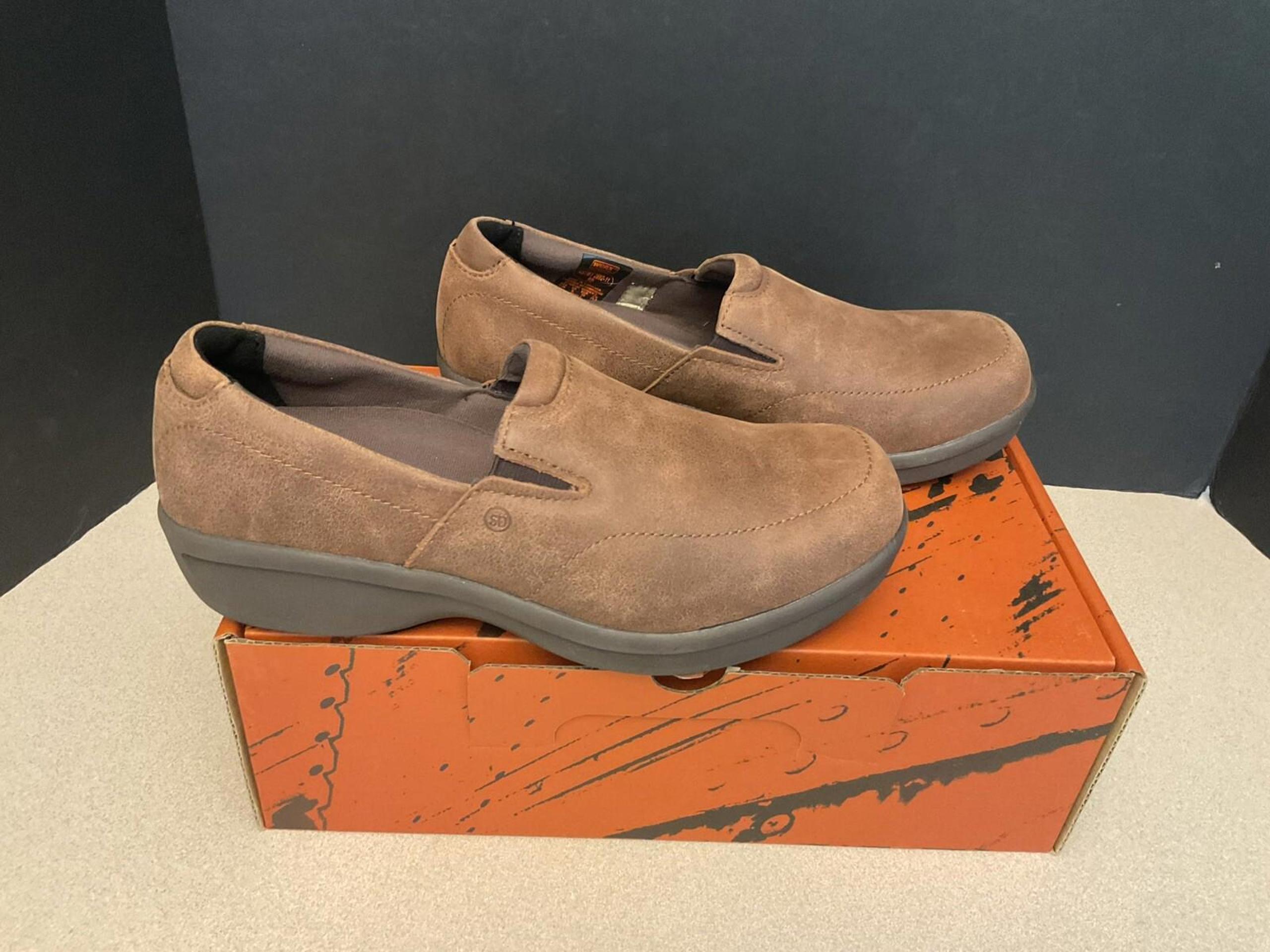 New! Womens Red Wing Worx Leather Safety Slip Resistant Work Shoes. Size 8.5M.