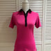 PXG Fuchsia Pink and Black Golf Polo Top Size XS