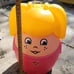 Vintage Little Tikes STEP 2 Little People Chunky Toddler Sized Toy Box Pink