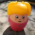Vintage Little Tikes STEP 2 Little People Chunky Toddler Sized Toy Box Pink