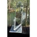 1960’s Adjustable Glass Tabletop Vanity Mirror MCM 14.5” Tall Excellent Con!