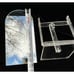 1960’s Adjustable Glass Tabletop Vanity Mirror MCM 14.5” Tall Excellent Con!