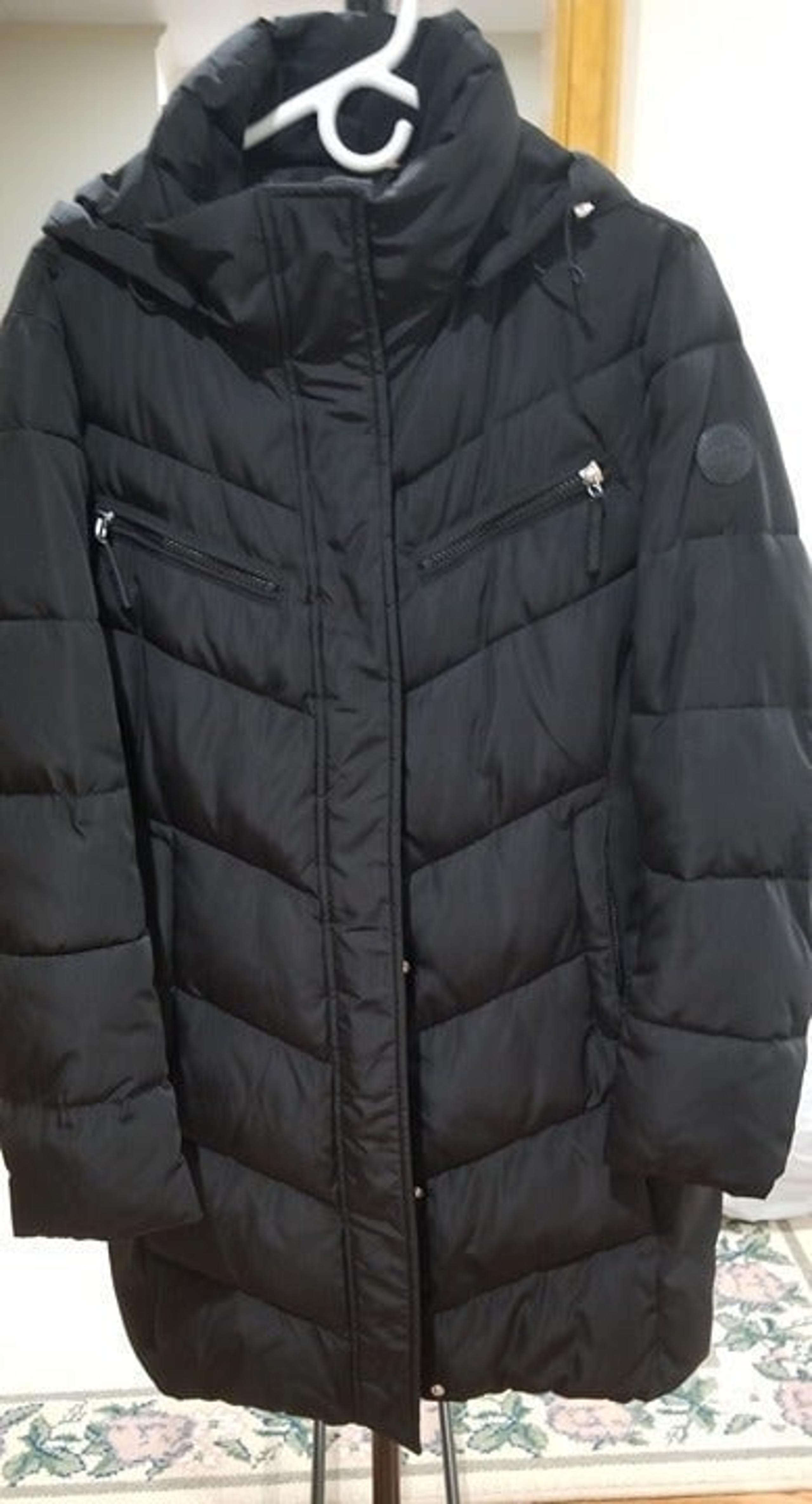 Calvin Klein Performance Women Winter Black Coat / Parka With Hooded