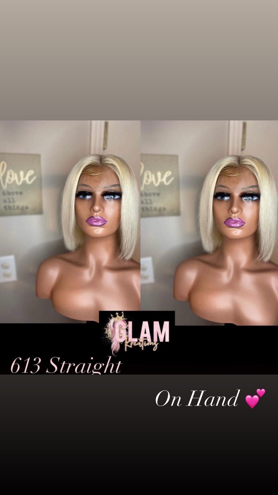 Human hair wig