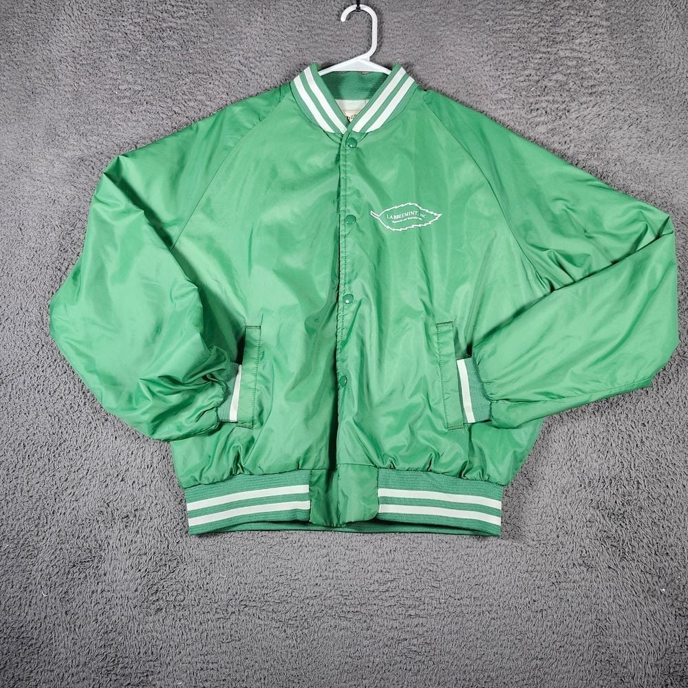 Vintage Chalk Line Mens Puff Jacket Green Made USA size XL