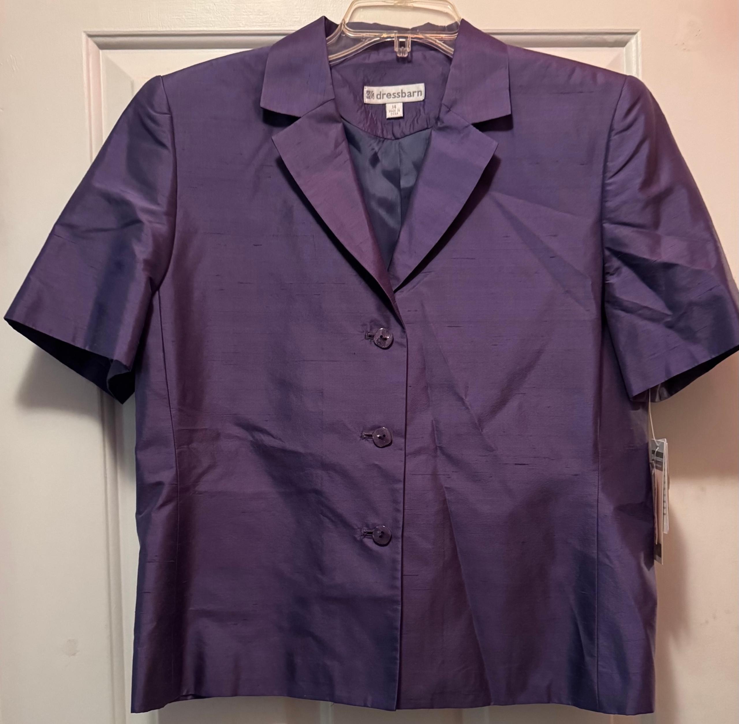 Blazer Dress Barn silk