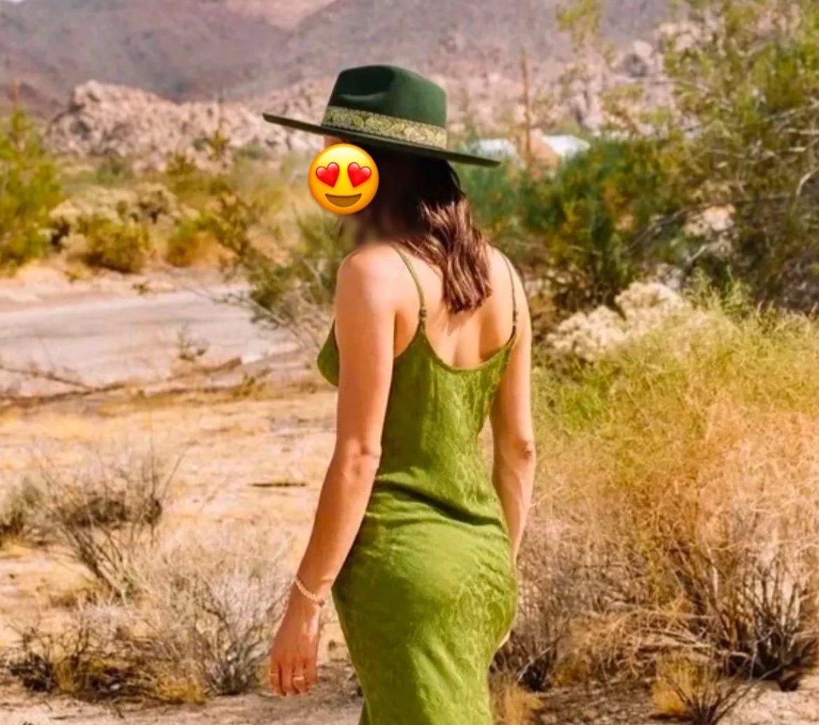 Lack of color Melodic Fedora Forest green