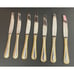 Cambridge Carlyle Gold Accents Rope Stainless Steel Butter Knives Set Of 7