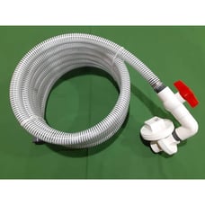 Clean Dump 20 Foot Length Discharge Hose with Drip Proof Valve