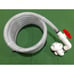 Clean Dump 20 Foot Length Discharge Hose with Drip Proof Valve
