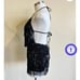 Black sequin romper size Large