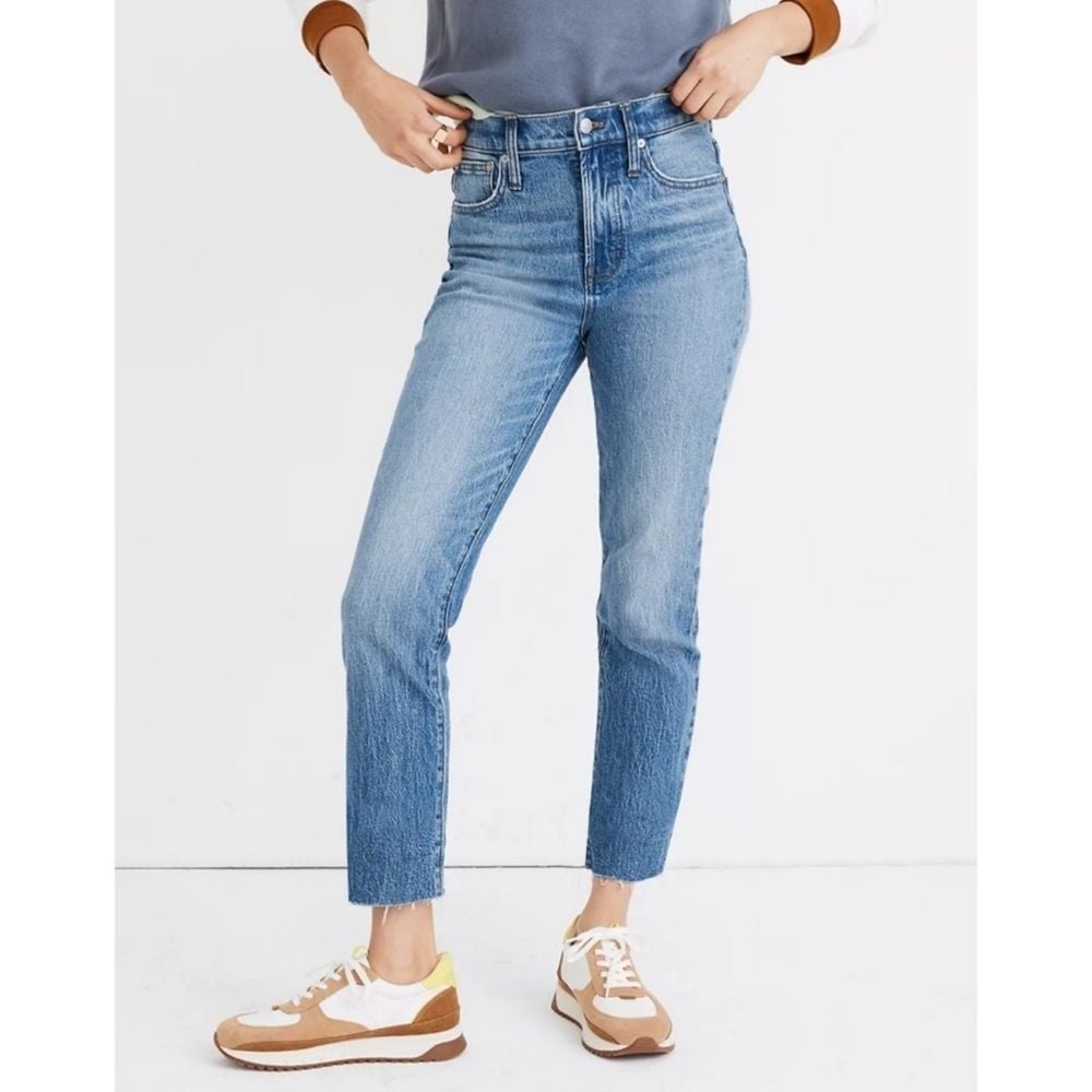 Madewell The Perfect Vintage Jean in EnmoreWash Raw-Hem Edition MB406 Size 24