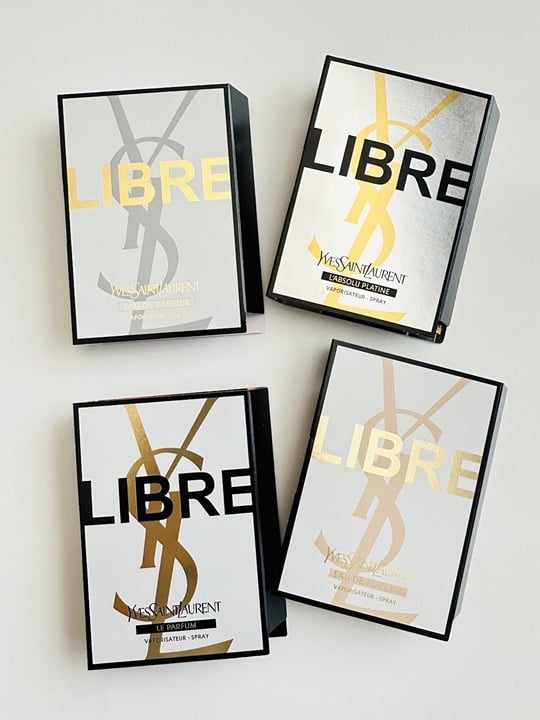 YSL Libre Perfume Collection Sample 4pcs Q1