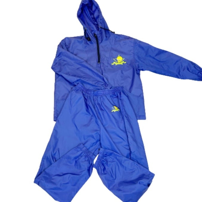 Vintage Looney Tunes Tweety Bird WB 90s 1997 Windbreaker Track Suit Size M/L