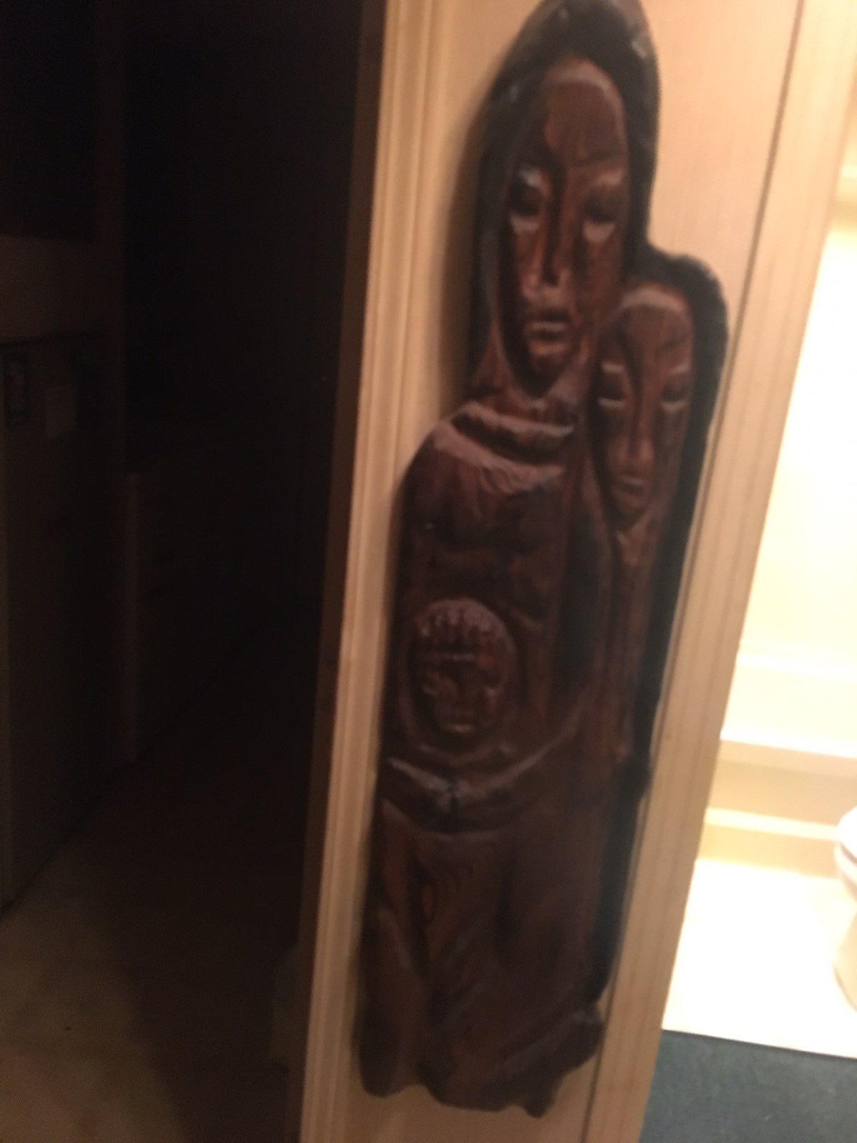 Rare wooden sculptute 1961