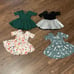 Dot Dot Smile 4 Ballerina Twirl Holiday Dresses Green Black Cream Orange 6-12 mo