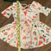 Dot Dot Smile 4 Ballerina Twirl Holiday Dresses Green Black Cream Orange 6-12 mo