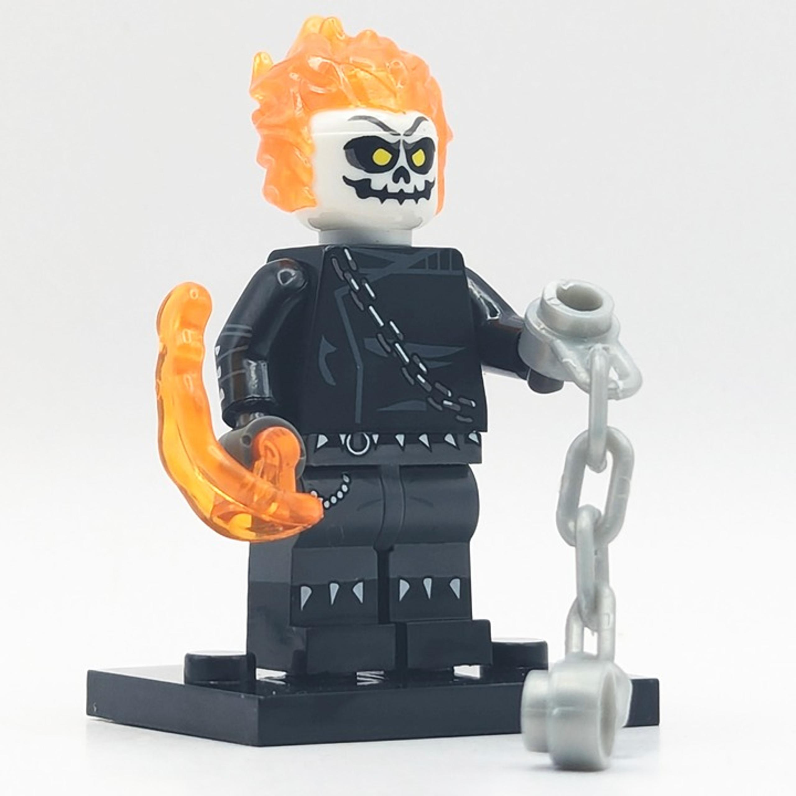 Ghost Rider Johnny Blaze Custom Minifigure Marvel Avengers