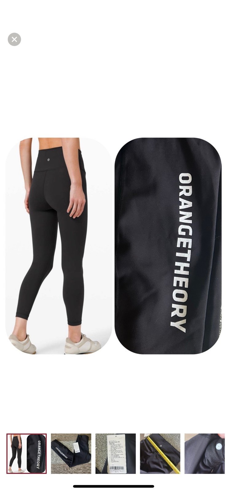 Lululemon Wunder Train High-Rise Tight 25 “ORANGE THEORY”