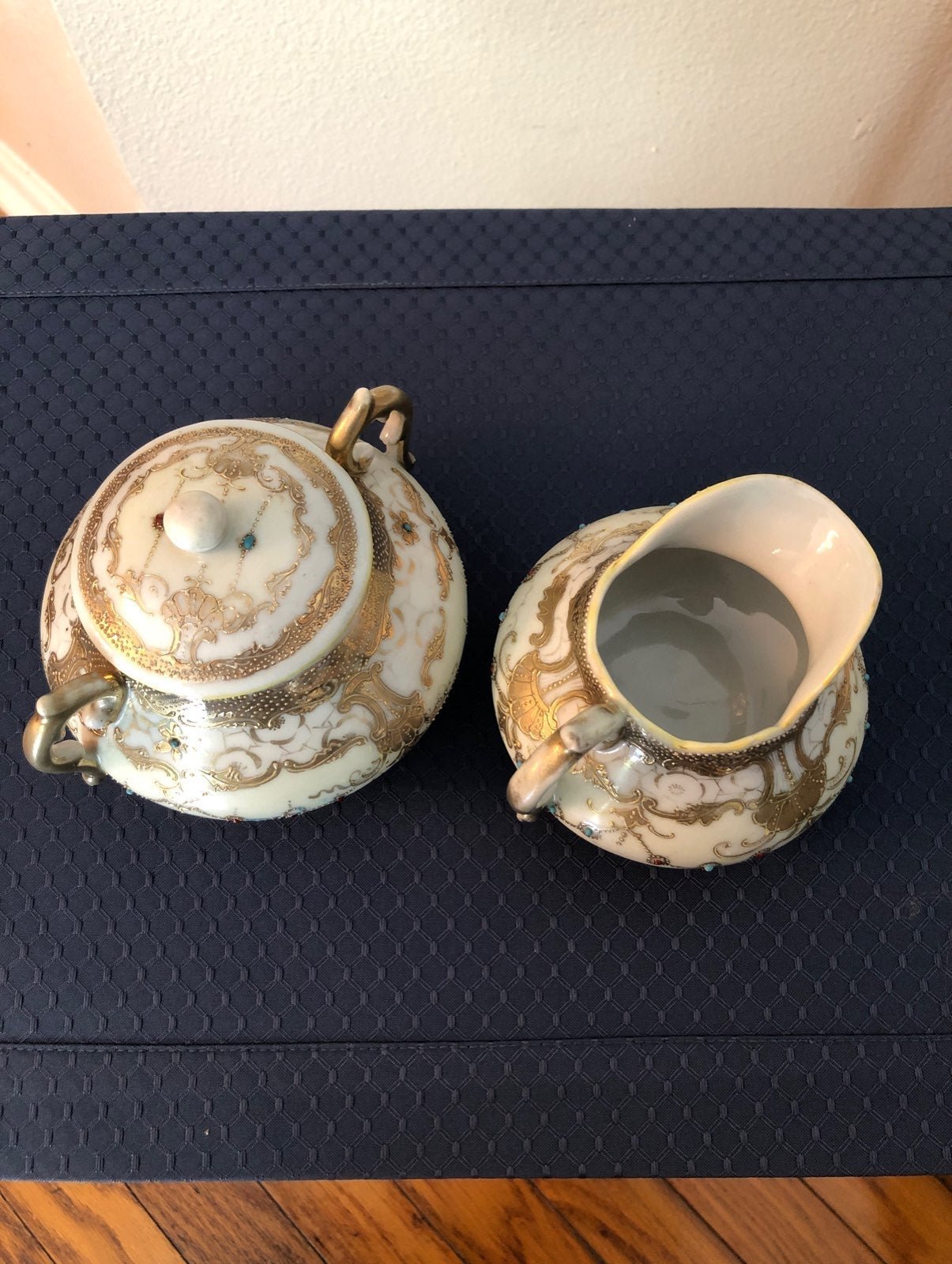 Sugar and creamer set a Vintage Nippon