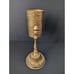 Vintage Brass Gold Filagree Bathroom Dixie Cup Dispenser Hollywood Regency MCM