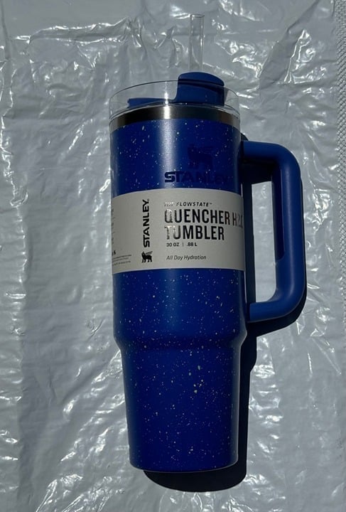 Stanley 30 oz. Quencher H2.0 FlowState Tumbler - Deep Iris Speckle Exclusive