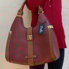 Leather handbag