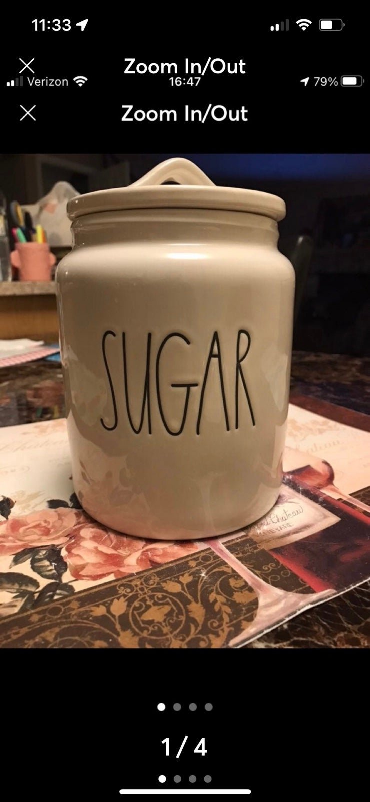 Rae Dunn Sugar Canister New