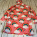 Mini boden rainbow terry hood