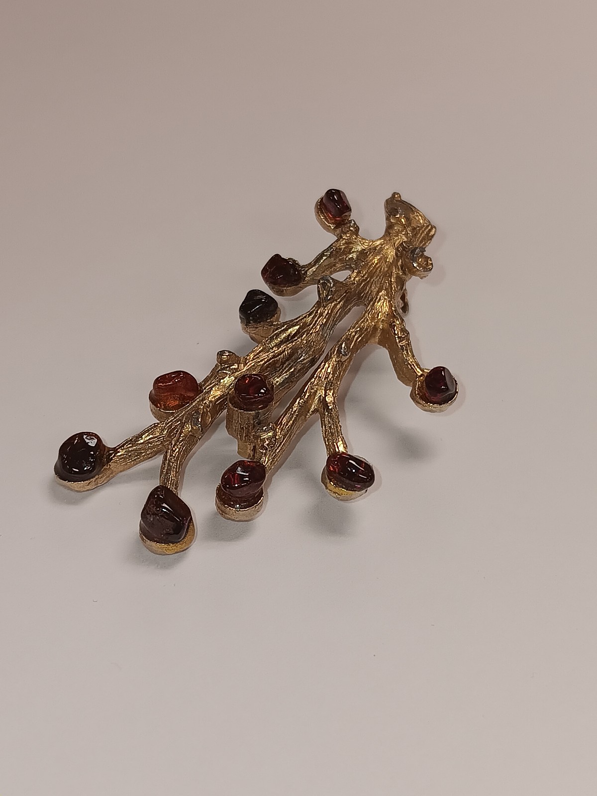 Gold Tree Brooch