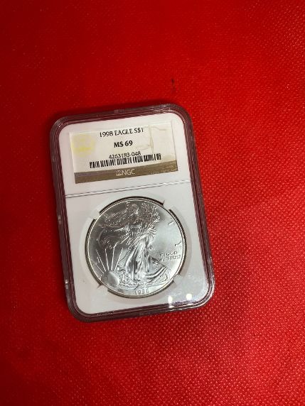 1998 NGC Silver Eagle MS-69