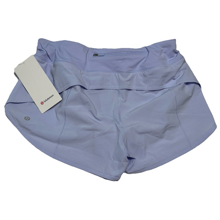 NWT Lululemon Speed Up LR Lined Short 2.5 Lined Purple Sz 12