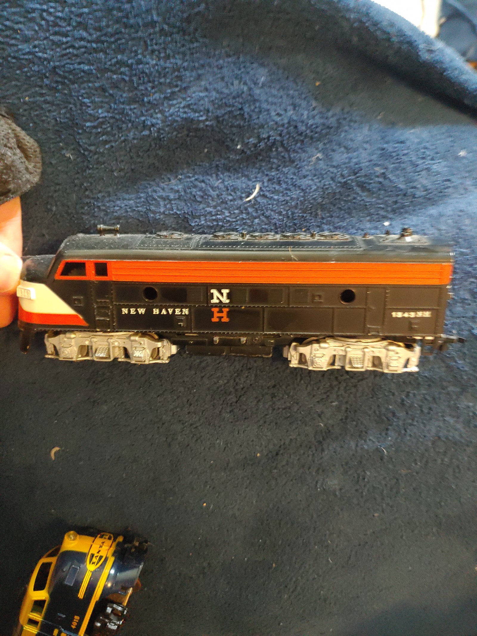 Vintage HO Electric Train Engine- New Haven #1343- FLEISCHMANN- Germany
